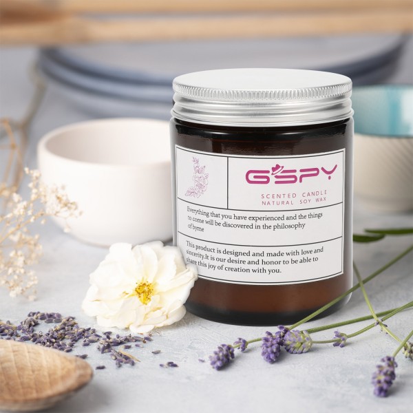 GSPY Lavender Scented Candles