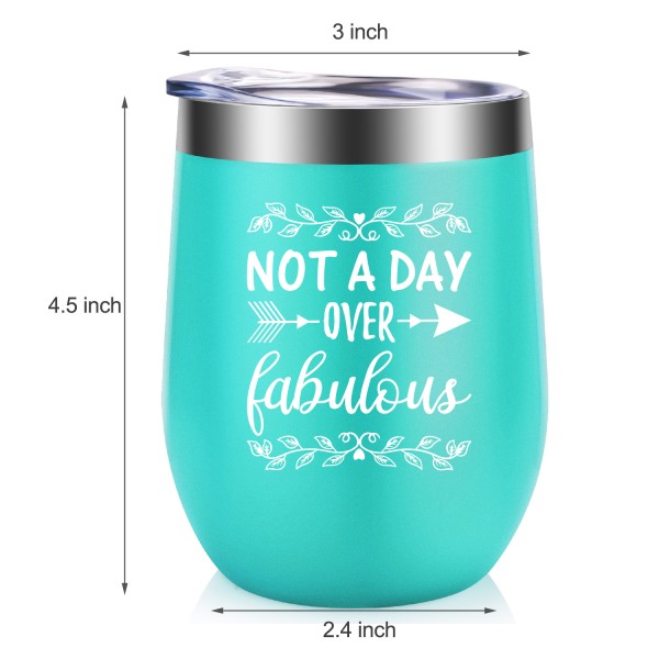 Not A Day Over Fabulous | Funny Birthday, Mother's Day Gifts Ideas for Women, Her, Mom, Sisters, Wife, Coworkers