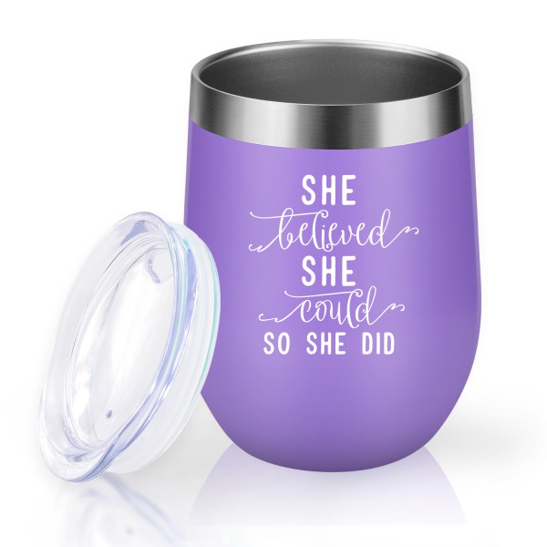 She Believed She Could So She Did | Funny Congratulations, Promotion, New Job, Graduation, Inspirational, Going Away, Birthday Gift for Women, Coworkers